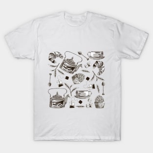 The vintage tea set T-Shirt